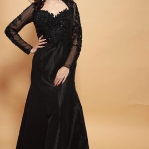 Midnight Elegance Black Gown