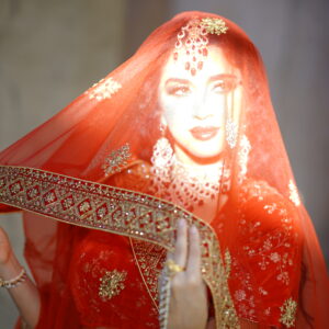 Royal Crimson Bridal Ensemble